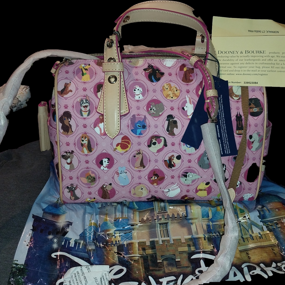 Dooney & Bourke Pink Disney Character Satchel